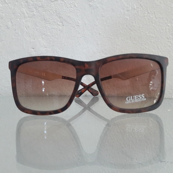 NWT GUESS TORTOISE SUNGLASSES EYEWEAR ACCESSORY - Picture 5 of 6